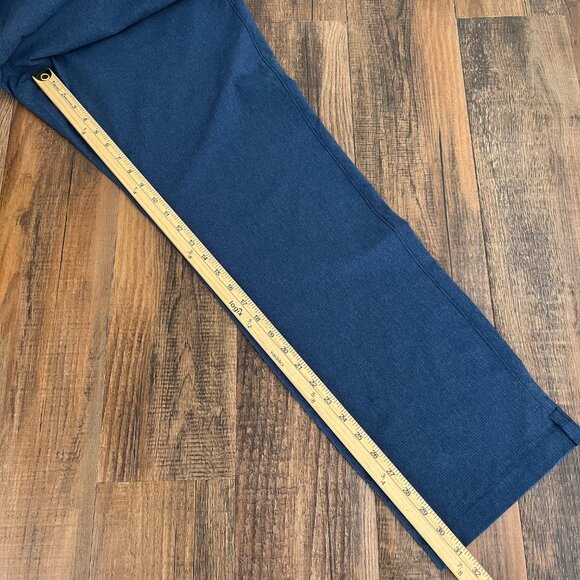 Under Amour Match Play Vented Golf Pant Loose Straight Size 36x32 (34x31) Blue - Picture 12 of 15